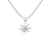 Lovely Sun Silver Necklace SPE-5761